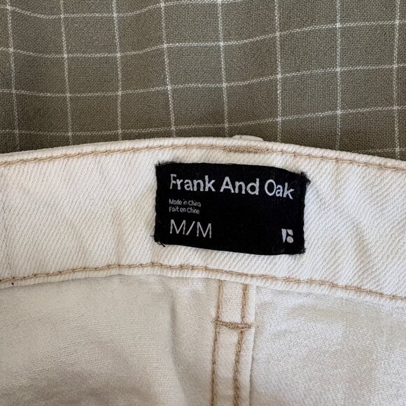 Frank and Oak Denim White/Cream Midi Skirt - Picture 4 of 4